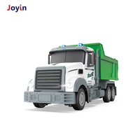 2.4G 6 canaux télécommande USA Construction RC camion à benne basculante jouet pour enfants avec lumières, son, ascenseur de cargaison et fonction de chute