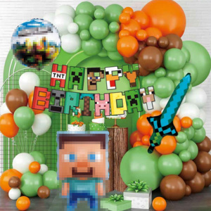 Kit de ballons Joyeux <span class=keywords><strong>Anniversaire</strong></span> pour enfants, accessoires de décoration murale pour fête d'<span class=keywords><strong>anniversaire</strong></span> pour garçons et filles, première année de bébé - Product Image 1