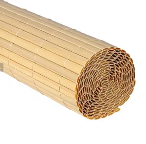 PVC bambu çit çift yüz balkon ekran koruyucu