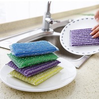 Éponge métallique multi-usages pour la vaisselle et le nettoyage des casseroles, idéale pour le récurage et le lavage – Le roi du nettoyage domestique