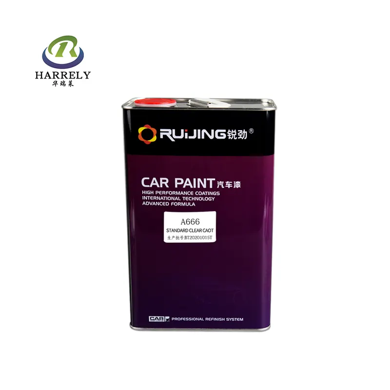 Auto standard clear coat car body repair varnish acrylic spray car paint
