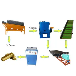 Small Scale Gold Mining Processing Plant Gold Gravity Separator Machine Gold Extraction Equipment