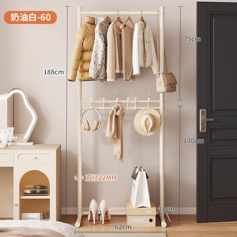Cream white, 60mm long [Double hook style]