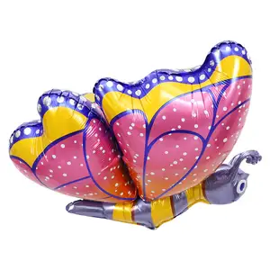 Automatische Versiegelung Folien ballons Dekor Aluminium folie Helium Dekoration Globo Libelle Schmetterling Tier ballon