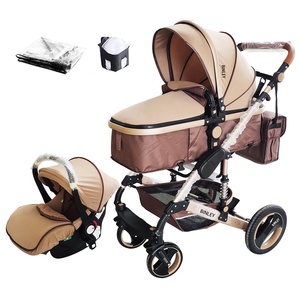 Bé pram pushchair Buggy với ghế xe 3in1 Trọng lượng nhẹ di động xe đẩy kinderwagen du lịch Xe đẩy em bé 3 trong 1 cho trẻ sơ sinh - Product Image 1