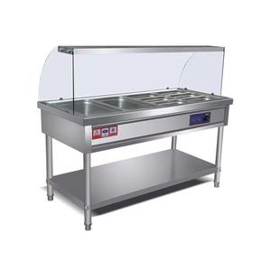 Oferta Caliente Calentador de Comida Eléctrico para Comida Rápida Exhibidor Comercial Baño María para Buffet - Product Image 5