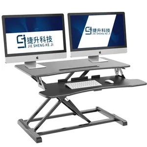 Suporte de mesa ajustável do monitor do computador, apoio de mesa de sentar