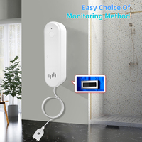 Tuya Zigbee détecteur d'eau capteur de fuite alarme détecteur de fuite 80 DB son Smart Life APP alerte d'inondation débordement sécurité à domicile
