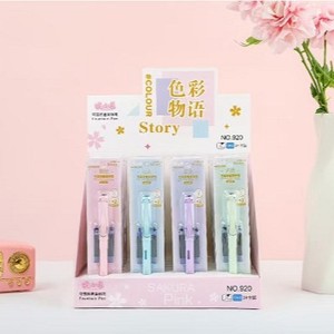 Stylo plume Ni Xiaoxi, pointe EF 0.38mm, design de dessin animé, cartouches d'encre rechargeables pour la pratique de la calligraphie - Product Image 4