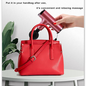 Pistol pijat saku listrik genggam <span class=keywords><strong>Mini</strong></span>, terapi getaran portabel terapi fisik otot tubuh dapat diisi ulang - Product Image 4