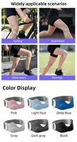 Sangle de soutien précise pour le genou, pour la compression du tendon rotulien, sangle de genou pour l'haltérophilie, l'entraînement et le fitness