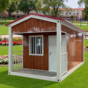 Villa hôtel conteneur en acier contemporaine <span class=keywords><strong>de</strong></span> 20 pieds ou 40 pieds, avec panneaux sandwich et terrasse couverte/balcon - Product Image 1