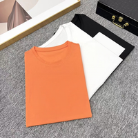 Nouveau T-shirt décontracté pour homme 2026, imprimé, respirant, en pur coton, doux pour la peau, T-shirt épais à manches courtes pour homme