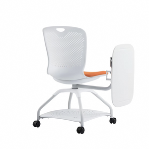 Sedia da Formazione Mobile Moderna con Tavoletta <span class=keywords><strong>Scrittoio</strong></span> - Sedia da Studio Regolabile per Aula, Sala Conferenze, Arredamento Scolastico - Product Image 3