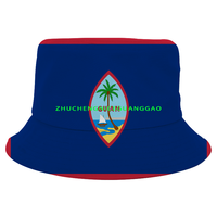 Chapeau de pêcheur avec drapeau de Guam pour femmes et hommes, chapeau de pêcheur patriotique, casquette de soleil d'été pour voyage, plage, pêche