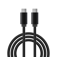 Kabel Pengisian Cepat USB3.1 Male-to-Male PD60W Tembaga Murni untuk Ponsel Laptop Kamera & Komputer-16-inti Tipe-C Berkepala Ganda