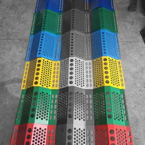 รั้วตาข่ายกันลมแบบเดี่ยว/กำแพงลดฝุ่น/รั้วตาข่ายรูระบายลม ทำจากแผงอะลูมิเนียมสแตนเลส - Product Image 3