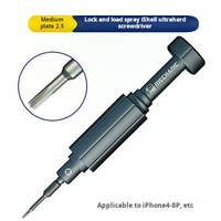 X708-1 Kit d'outils de réparation 6 en 1 3D antidérapant, ensemble de tournevis magnétique en acier pour la réparation de téléphones mobiles iPhone et Android
