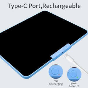 شعار مخصص 13 20 بوصة لون شاشة LCD 16 إلكتروني للأطفال رسم لوحة الكتابة على الجدران نوع C الشحن منصات رقمية - Product Image 6