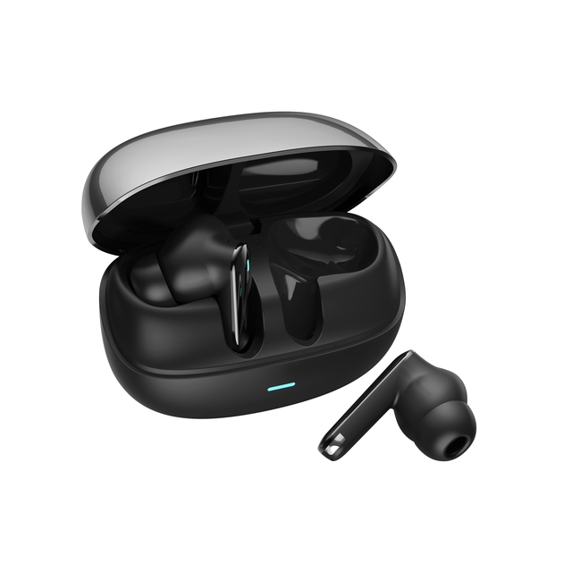 Six Mic Hybrid Wireless Earbuds ANC ENC Noise Cancelling Bluetooth Headphones Long Playtime Waterproof In Ear Earphones