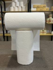 人気販売中 卸売 高品質 2枚重ね エコフレンドリー 多層キッチンペーパーロール＆タオル - Product Image 4