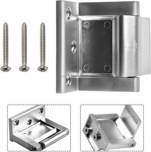 Smartoss DADL009 Modern Stainless Steel Satin Finish Hospitality Privacy Door Latch with Easy Installation for Swinging Doors - Product Image 4