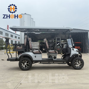 Voiture de golf de haute qualité à 6 places avec sièges confortables de conception personnalisée, adaptés à diverses occasions - Product Image 3