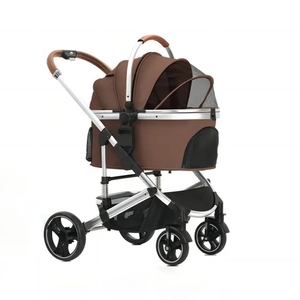 <span class=keywords><strong>Poussette</strong></span> pliable de luxe en aluminium <span class=keywords><strong>pour</strong></span> animaux de compagnie avec <span class=keywords><strong>petit</strong></span> chariot portable moyen <span class=keywords><strong>d</strong></span>étachable <span class=keywords><strong>pour</strong></span> les sorties <span class=keywords><strong>pour</strong></span> transporter vos animaux de compagnie en voyage - Product Image 5
