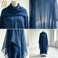 dames mode intérieur ouvert 2 pièces ensemble à manches longues dubaï turquie Ramadan abaya musulman longue robe pour les femmes