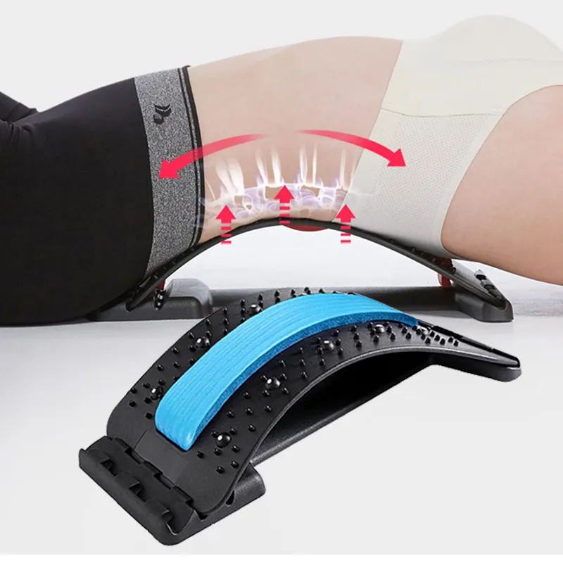 Магнитный массажер для спины, растягивающее устройство для коррекции осанки мышц, растягивающее устройство для расслабления, растягивающее устройство для поддержки поясницы, растягивающее устройство для спины
