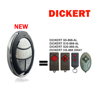 Dụng cụ mở cửa gara Điều khiển từ xa Bản sao DICKERT S5-868-<span class=keywords><strong>AL</strong></span> S10-868-<span class=keywords><strong>AL</strong></span> S20-868-<span class=keywords><strong>AL</strong></span> HS-868 XÁM 868 MHz - Product Image 2