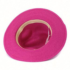 Sombreros de Paja Unisex Estilo Panamá, Visera Flexible, Personalizables, Sombreros de Playa para Mujer, Gran Venta 2021, Ideales para Viajes, para Adultos - Product Image 3