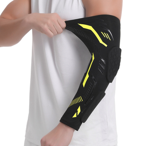 Tùy biến dài đào tạo bóng rổ cánh tay bảo vệ tổ ong chống va chạm chống trượt khuỷu tay bảo vệ miếng đệm hỗ trợ áp lực - Product Image 2