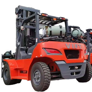 Shanghai विमान बहुत बड़ी क्षमता Lpg फोर्कलिफ्ट 5 6 <span class=keywords><strong>7</strong></span> 8 टन एलपीजी प्रोपेन गैसोलीन फोकलिफ्ट ट्रक ट्रक मजबूत दोहरे सामने वाले टायर - Product Image 1
