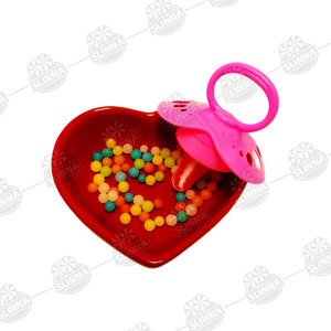 Vente en gros de bonbons fruités en forme de boule pour bébés, emballage créatif en boîte, jouet anneau de sucette, collations pour enfants - Product Image 3