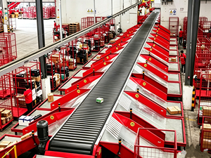 Macchina Automatica per Smistamento a Nastro Stretto, Nastro Trasportatore ad Alta Resistenza al Calore, DWS per Magazzini E-commerce, Logistica e Corrieri Espressi - Product Image 1