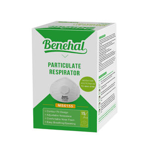 Masker kerja debu manufaktur Tiongkok masker wajah pernapasan <span class=keywords><strong>N95</strong></span> penutup wajah pelindung - Product Image 3