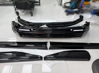 Kits de carrosserie PP pour Toyota RAV4 2026 2027 – Protection de pare-chocs avant et arrière, jupes latérales, kit carrosserie couleur noir brillant