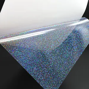 PVC auto-adhésif protecteur holographique film de stratification à froid autocollants en vinyle Transparent A4 taille OPP sac étanche à l'humidité doux
