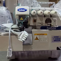 Machine à coudre surjeteuse à grande vitesse Britex BR-757D à 5 fils, prix économique