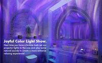 Vente chaude Chambre Aurora Galaxy Star Projecteur Veilleuse Avec Bruit Blanc Haut-Parleur Sans Fil Projecteur Télécommandé