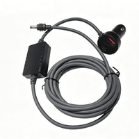 Kabel Charger Mobil Mini Adaptor Pemantik Rokok USB-C PD QC3.0 Voltmeter Digital 3-in-1 12V/24V ke 30V OEM Pabrik