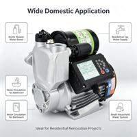 Pompa Booster Air Otomatis Self Priming Tekanan Rendah 800W 220V Air Panas Dingin Solusi Pengolahan Air Rumah Tangga ODM/OEM 1