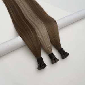 Extensiones de Cabello Humano Virgen y Natural Liso Genius Tejidas a Mano al por Mayor para Mujeres de Proveedores de Cabello en 2025 - Product Image 5
