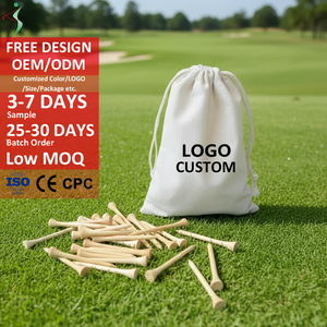Venta Directa de Fábrica: Tees de Golf de Madera y Bambú de 42mm, 53mm, 70mm, 83mm, con Logotipo Personalizado, Tamaño y Color a Medida, Soporte para Tees de Golf - Product Image 1
