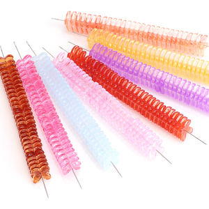 Cuentas de cristal en forma de cruz ZHB 10X12MM, colgante de trébol de cuatro colores degradados múltiples, espaciadores de cuentas de cristal, regalos de adorno DIY - Product Image 6