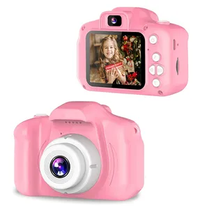 Cp Tech Action Camera Kids Roze Blauw Kleurrijke Digitale Camera 1080P 720P Hd Video Recorder Camera Kinderen Speelgoed