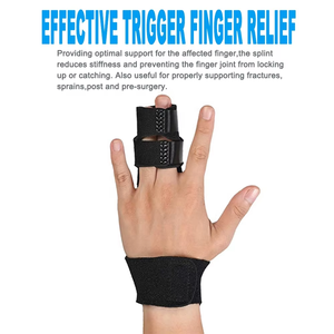 Venta al por mayor de fábrica de alta calidad Flexible <span class=keywords><strong>Finger</strong></span> Brace Férula Soporte Protector fijo - Product Image 4