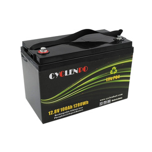 Di Fabbrica su Misura Profonda Del Ciclo Lifepo4 12 V 100ah Lipo-Akku per Ev E di Alimentazione - Product Image 1