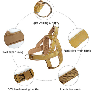<span class=keywords><strong>Harness</strong></span> Anjing Khusus dengan Bantalan Nilon Reflektif Anti-Tegangan untuk Kucing Sedang dan Ekstra Besar Tali Hewan Peliharaan - Product Image 2